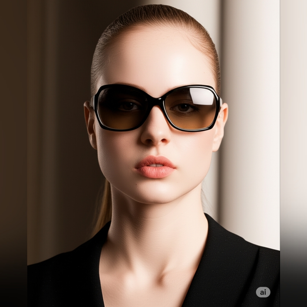 Kirkland Signature KS CORTESE # 459432 Women's Black Frame Readers Sunglasses